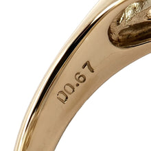 画像をギャラリービューアに読み込む, K18<br />ダイヤモンドクローバーリング