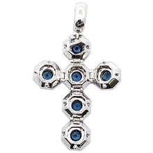 画像をギャラリービューアに読み込む, K18<br />サファイア×ダイヤモンド 2WAYペンダント