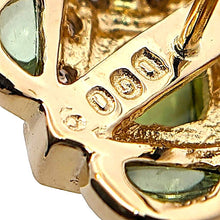 画像をギャラリービューアに読み込む, K18<br />ペリドット×ダイヤモンド スクエアピアス