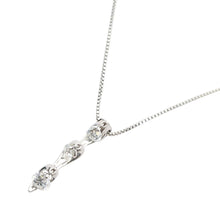 画像をギャラリービューアに読み込む, Pt900/Pt850<br />ダイヤモンドスウィングネックレス