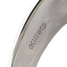 画像をギャラリービューアに読み込む, K18WG<br />ダイヤモンドスネークリング