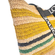 画像をギャラリービューアに読み込む, LOEWE<br >フォールド ショッパー ラフィア
