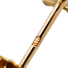 画像をギャラリービューアに読み込む, K18<br />loveロゴ×チャーム付きピアス