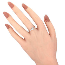 画像をギャラリービューアに読み込む, K18WG<br />ダイヤモンドハートリング