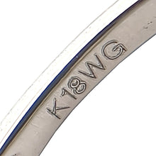 画像をギャラリービューアに読み込む, K18WG<br />ダイヤモンドスクエアリング