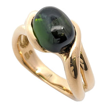 画像をギャラリービューアに読み込む, K18<br />グリーントルマリンリング