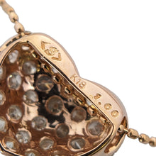 画像をギャラリービューアに読み込む, K18<br />ダイヤモンドパヴェハートネックレス