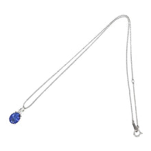 画像をギャラリービューアに読み込む, Pt900/Pt850<br />タンザナイト×ダイヤモンド ネックレス