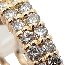 画像をギャラリービューアに読み込む, K18<br />ダイヤモンドフープイヤリング