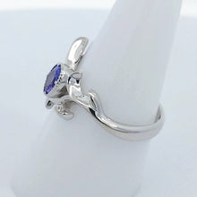 画像をギャラリービューアに読み込む, K18<br />タンザナイト×ダイヤモンド リング