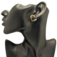 画像をギャラリービューアに読み込む, K18<br />ダイヤモンドフープイヤリング