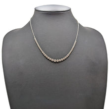 画像をギャラリービューアに読み込む, K18WG<br />ダイヤモンド ネックレス