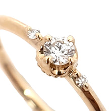 画像をギャラリービューアに読み込む, K18<br />ダイヤモンドリング