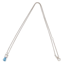 画像をギャラリービューアに読み込む, Pt850/Pt900<br />アクアマリン×ダイヤモンド ネックレス