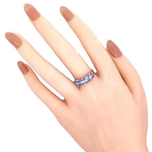 画像をギャラリービューアに読み込む, K18WG<br />タンザナイト×ダイヤモンド リング