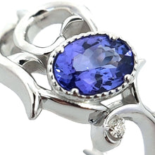 画像をギャラリービューアに読み込む, K18<br />タンザナイト×ダイヤモンド リング