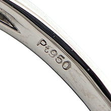 画像をギャラリービューアに読み込む, Pt950<br />ダイヤモンド フラワーリング