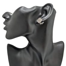 画像をギャラリービューアに読み込む, K18WG<br />ダイヤモンドフラワーピアス