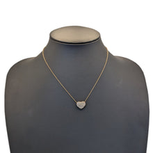 画像をギャラリービューアに読み込む, K18<br />ダイヤモンドパヴェハートネックレス