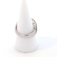 画像をギャラリービューアに読み込む, K18WG<br />ブラックダイヤモンド×ダイヤモンド リング