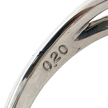 画像をギャラリービューアに読み込む, Pt900<br />ダイヤモンドリング