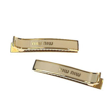 画像をギャラリービューアに読み込む, MIUMIU<br >ヘアクリップ