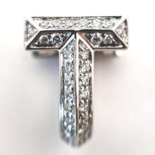 画像をギャラリービューアに読み込む, Tiffany&Co.<br />Tワン ハギー ハーフ パヴェ ダイヤモンド