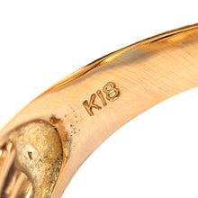 画像をギャラリービューアに読み込む, K18<br />ダイヤモンドスネークリング