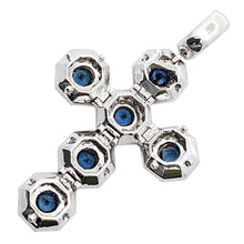 画像をギャラリービューアに読み込む, K18<br />サファイア×ダイヤモンド 2WAYペンダント