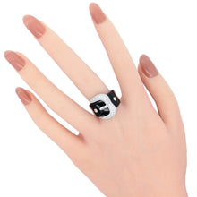 画像をギャラリービューアに読み込む, K18<br />オニキス×ダイヤモンド ベルトリング