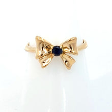 画像をギャラリービューアに読み込む, K18<br />サファイアリボンリング