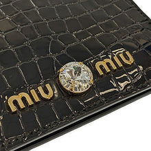 画像をギャラリービューアに読み込む, MIUMIU<br >二つ折り財布