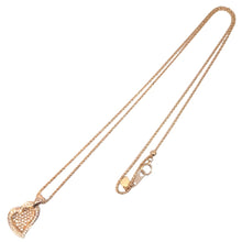 画像をギャラリービューアに読み込む, K18<br />ダイヤモンドハートネックレス