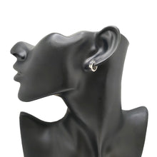 画像をギャラリービューアに読み込む, K18WG<br />ダイヤモンドフープピアス
