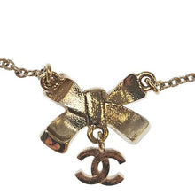 画像をギャラリービューアに読み込む, CHANEL<br >リボン ココマーク ネックレス
