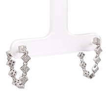 画像をギャラリービューアに読み込む, K18WG<br />ダイヤモンド2WAYピアス
