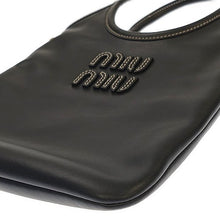 画像をギャラリービューアに読み込む, MIUMIU&lt;br &gt;アイビー レザー ハンドバッグ
