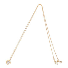 画像をギャラリービューアに読み込む, K18&lt;br /&gt;ダイヤモンド×オニキス クローバーモチーフネックレス
