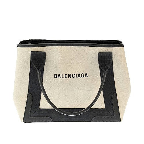 BALENCIAGA<br >ネイビーカバスS