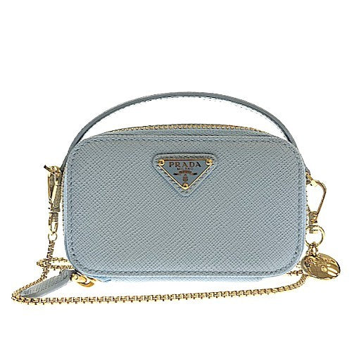 PRADA<br >サフィアーノトライアングル ミニポーチ