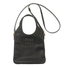 画像をギャラリービューアに読み込む, MIUMIU&lt;br &gt;アイビー レザー ハンドバッグ
