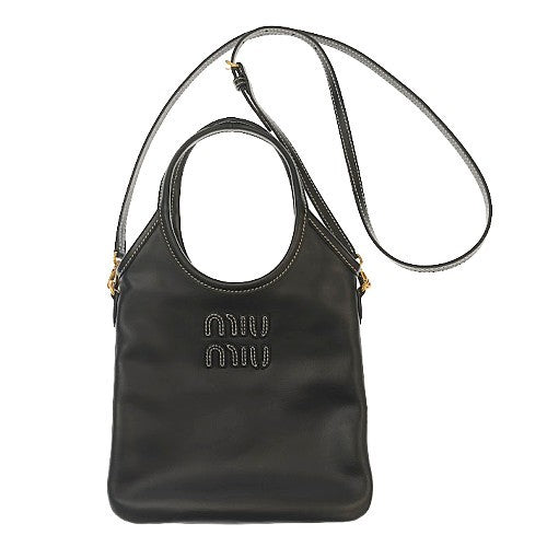 MIUMIU<br >アイビー レザー ハンドバッグ
