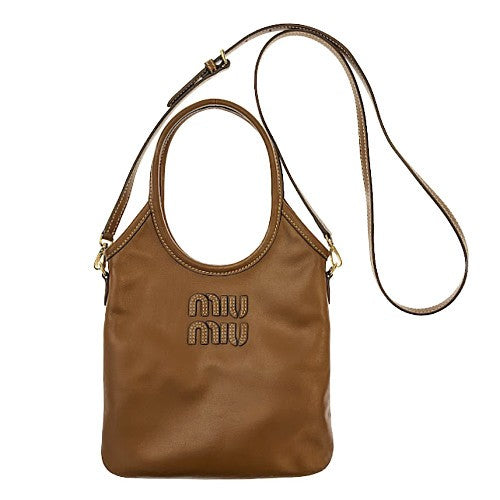 MIUMIU<br >アイビー レザー ハンドバッグ