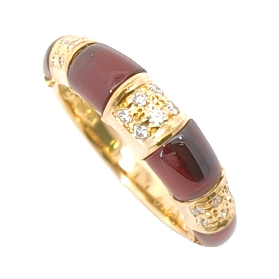 K18ガーネット×ダイヤモンド リング – REFLETオンラインショップ