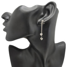 画像をギャラリービューアに読み込む, K18WG<br />ダイヤモンドハートピアス
