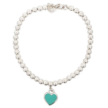 画像をギャラリービューアに読み込む, Tiffany&amp;Co.<br />リターン トゥ ブルー ハート タグ ビーズ
