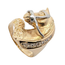 画像をギャラリービューアに読み込む, K18/Pt900&lt;br /&gt;ダイヤモンドホースリング
