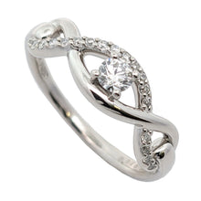 画像をギャラリービューアに読み込む, Pt950&lt;br /&gt;ダイヤモンドツイストリング

