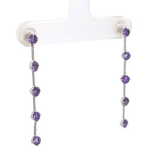 画像をギャラリービューアに読み込む, K14WG<br />アメジストスイングピアス
