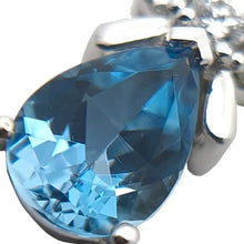 画像をギャラリービューアに読み込む, Pt850/Pt900&lt;br /&gt;アクアマリン×ダイヤモンド ネックレス
